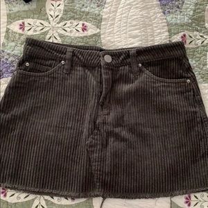 NWOT BDG UO Dark Green Corduroy Skirt